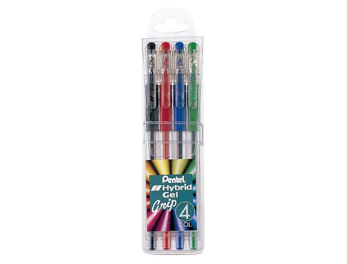 Roller pentel k116 gel grip pack c/4 unidades , Pentel , 45079 , 4902506059024